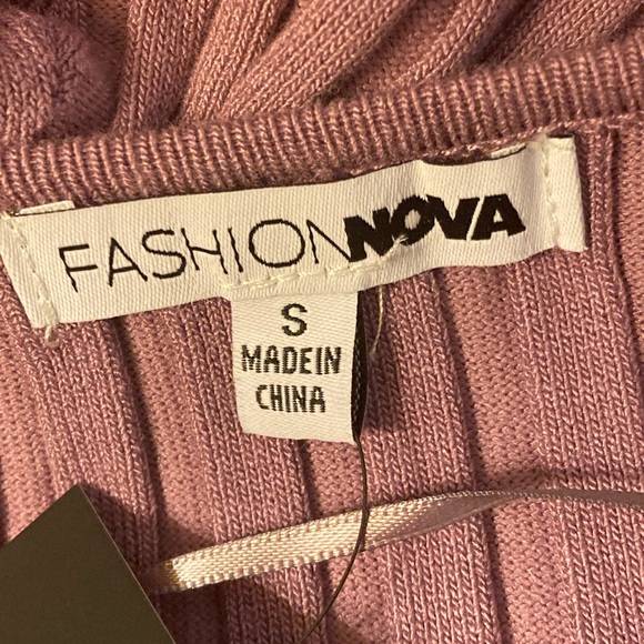 Fashion Nova Lola Sweater MIDI Lilac Dress size small ❤️🥰 - Picture 6 of 11